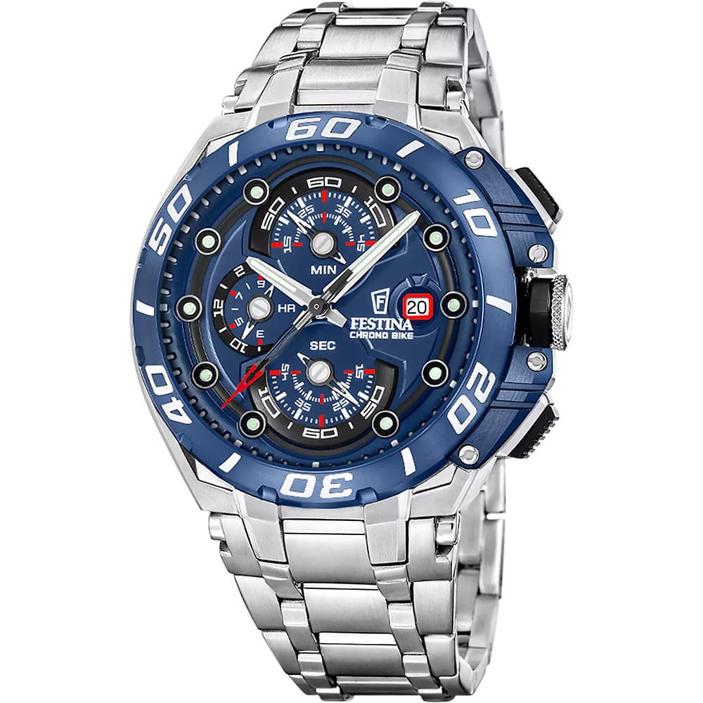 Festina Montre Festina Collection Chrono Bike en Acier Argenté