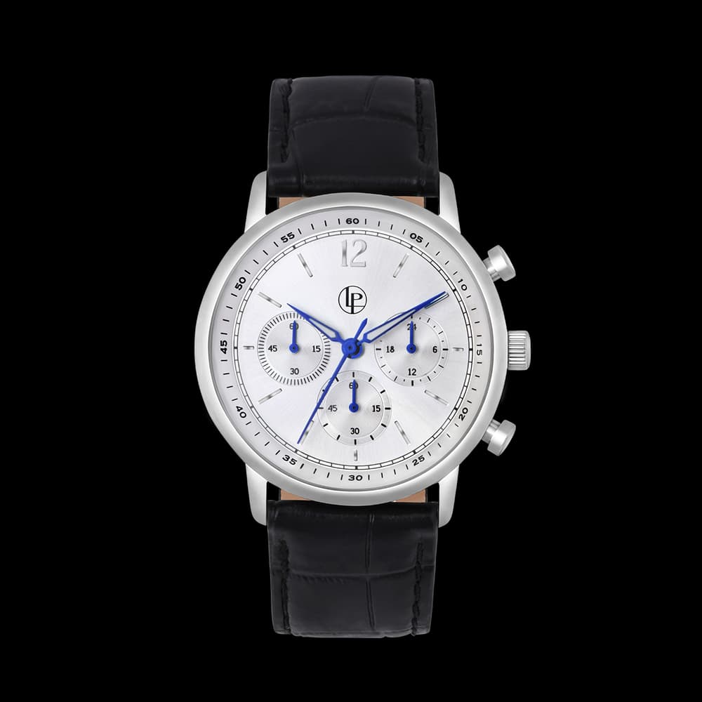 Louis Pion Montre quartz Homme Auguste Blanc