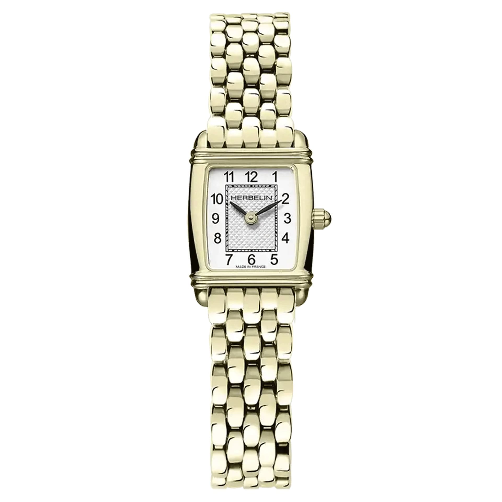 Michel Herbelin Montre Michel Herbelin Art Déco Femme Acier PVD Doré - 17438BP1N22