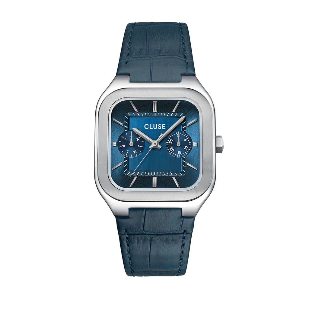 Cluse Montre Cluse Quadrus Multifonction Bleu
