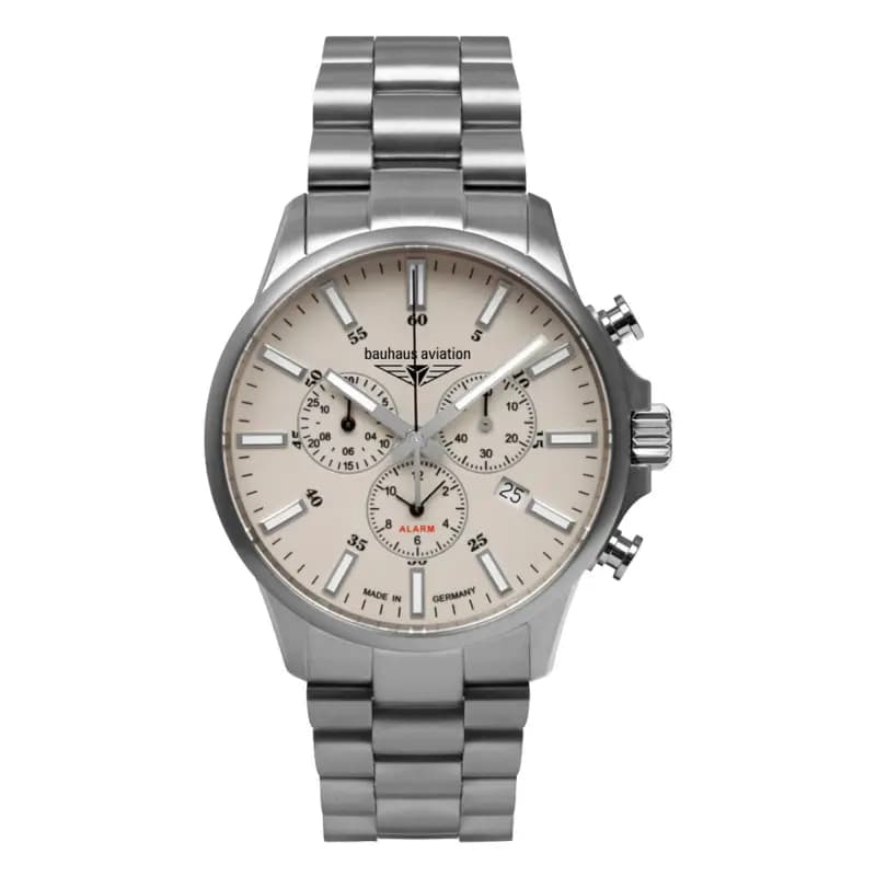 Bauhaus Montre Aviation Alarm Chrono 2880M-5