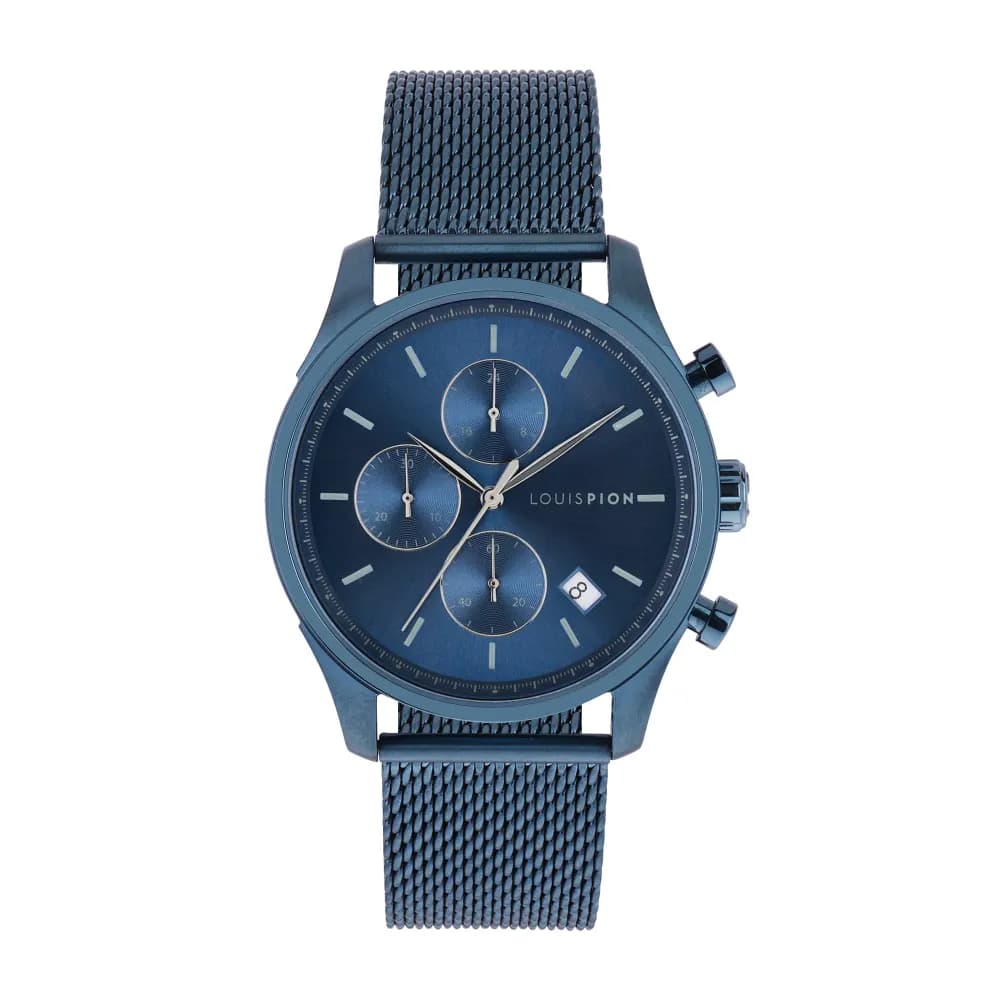 Louis Pion Montre quartz Homme Lucas Bleu