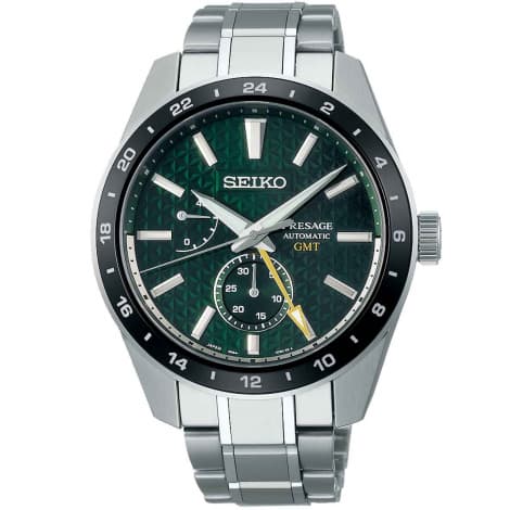 Seiko Montre Seiko Presage GMT SPB219J1 Cadran Vert - 42.2 mm
