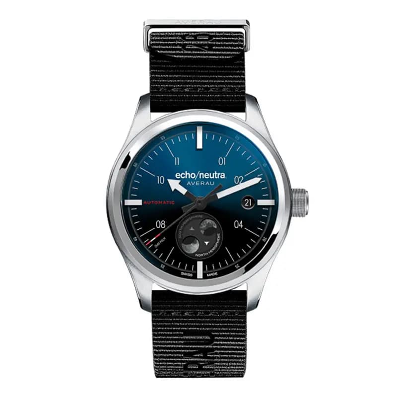 Echo/Neutra Montre Averau 39 Phases Lunaires Bleu