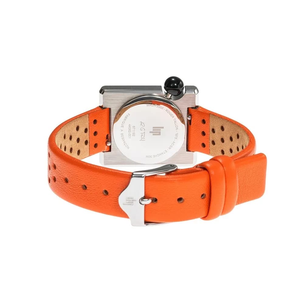 Lip Montre Lip Mach 2000 Mini Square - - cadran Argent- 30 x 28 mm - Acier -671192