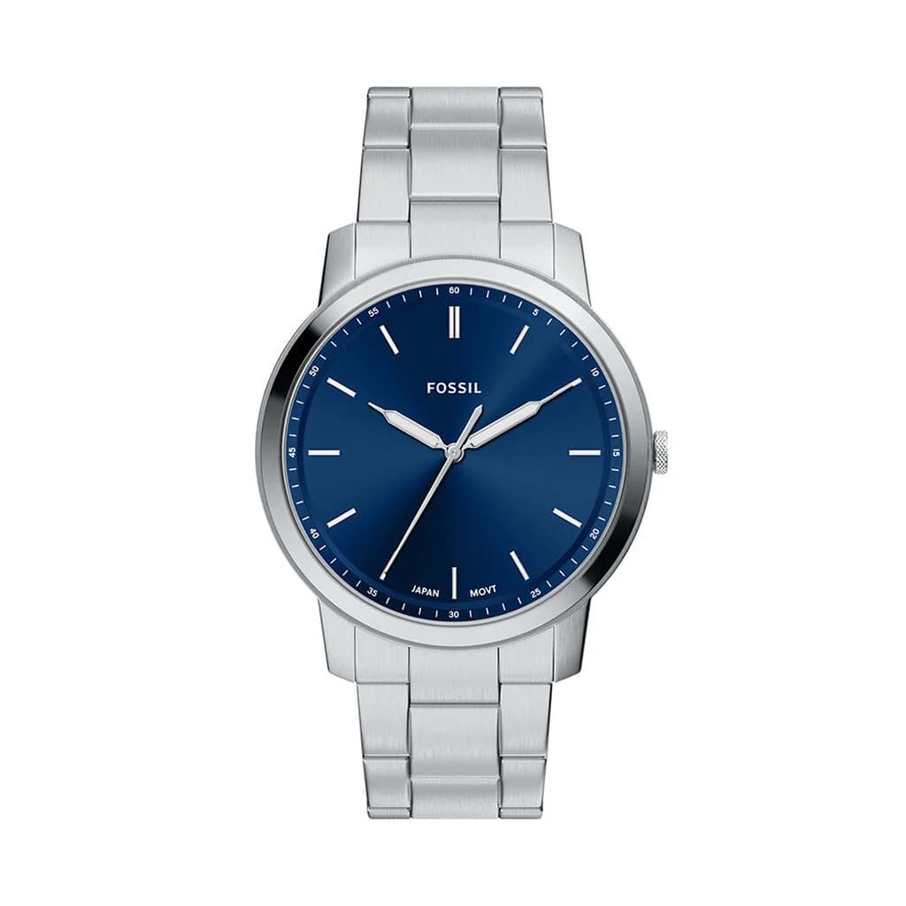 Fossil Montre Fossil Minimalist Bleu