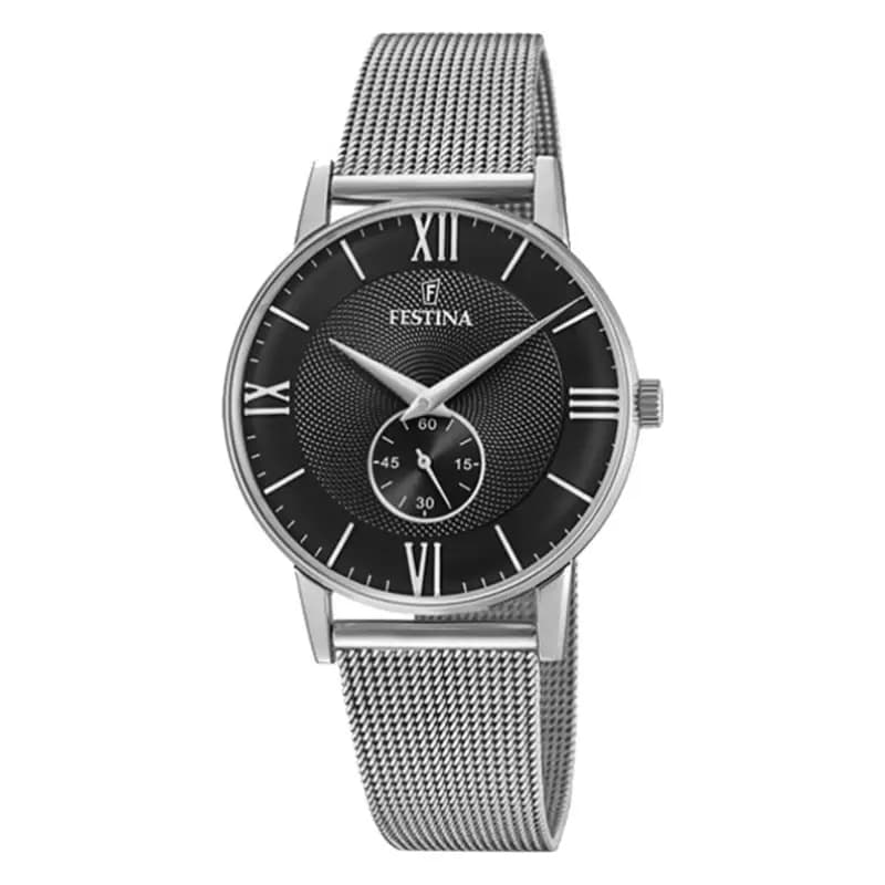 Festina Montre Retro Homme Acier Argent F20568/4
