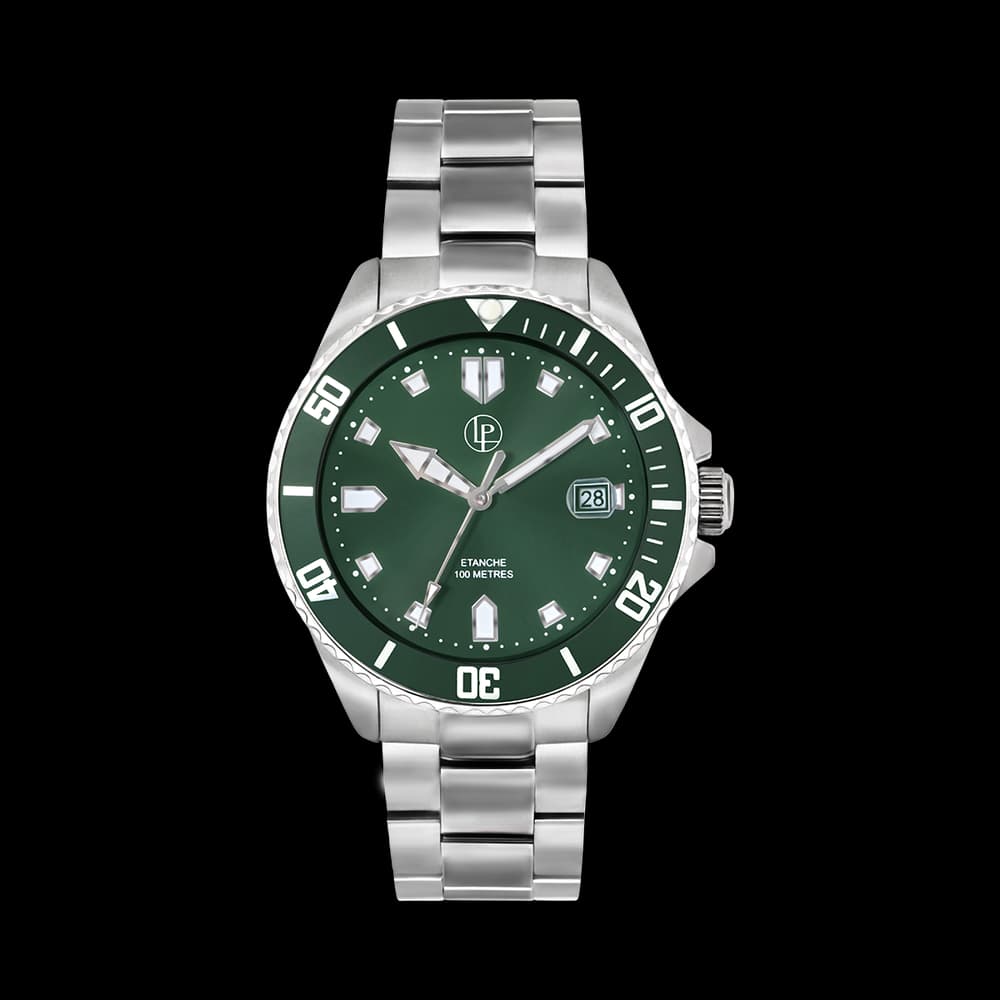 Louis Pion Montre quartz Homme Ulysse Vert