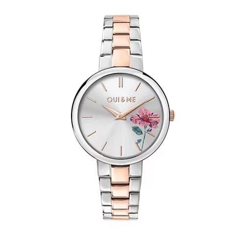 Oui & Me Montre Femme OUI&ME en Acier Bicolore