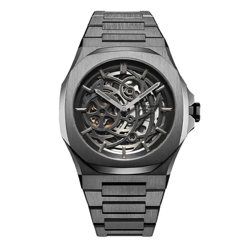 D1 Milano Montre D1 Milano Skeleton Automatique - 41.5 mm- Cadran - SKBJ11