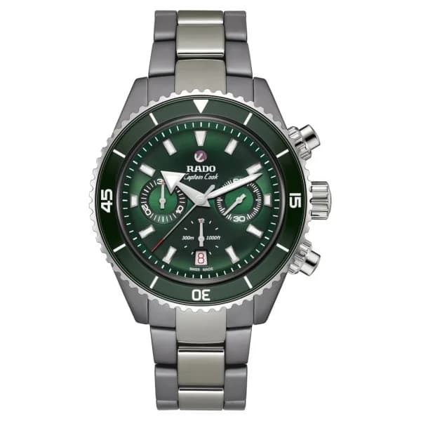 Rado Montre Rado Captain Cook Chronographe Automatique Céramique Haute Technologie 43.0 mm