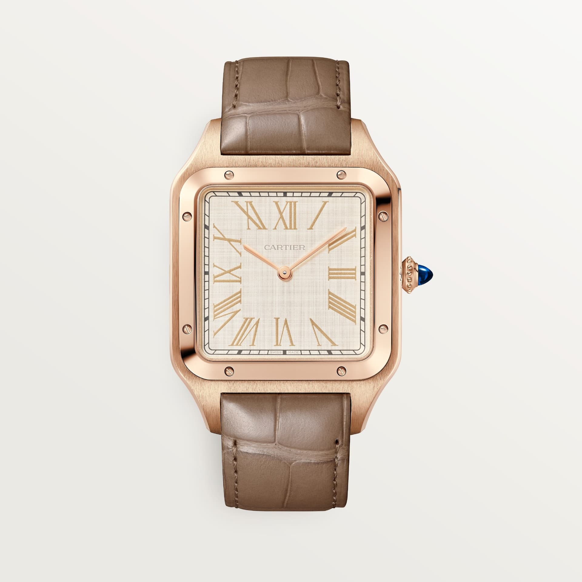 Cartier Santos-Dumont — cadran beige