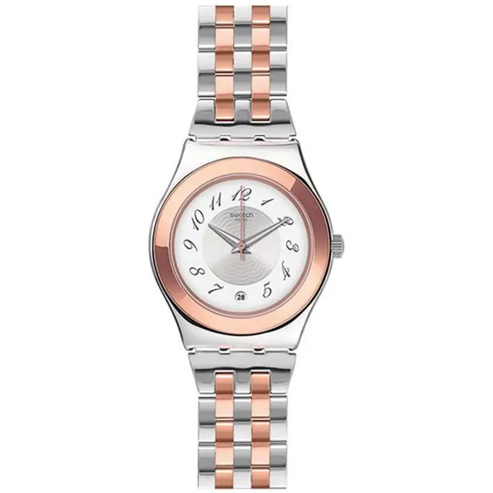 Swatch Montre Swatch Collection Midimix en Acier et PVD Bicolore