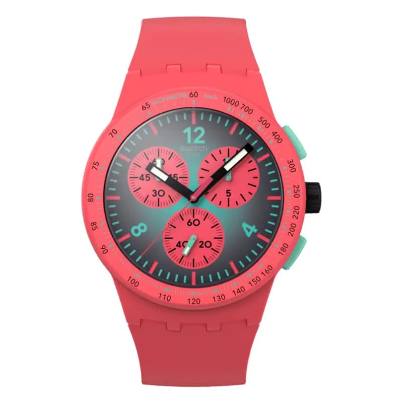 Swatch Paradiso Kinetiko — bracelet bleu