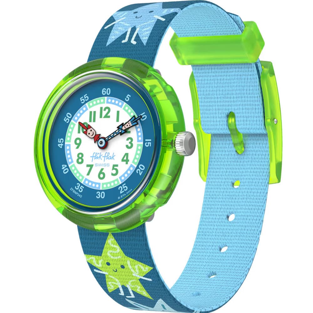 Flik Flak Montre Flik Flak en Plastique Vert