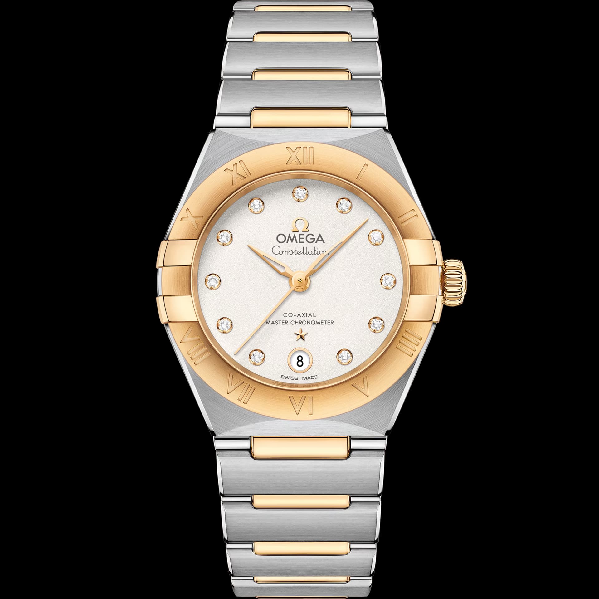 Omega Constellation 29 mm, acier - or jaune sur acier - or jaune