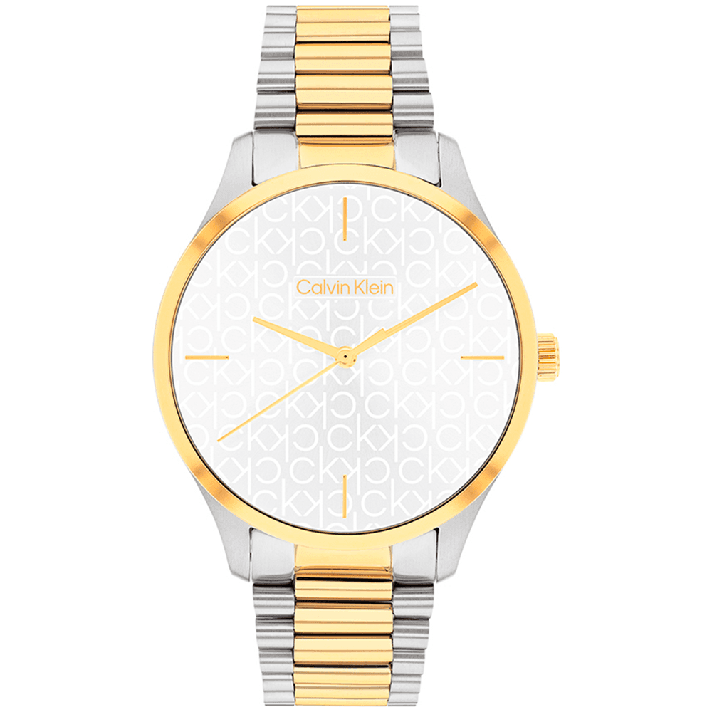Calvin Klein Montre Calvin Klein Iconic en Métal Argenté et Doré