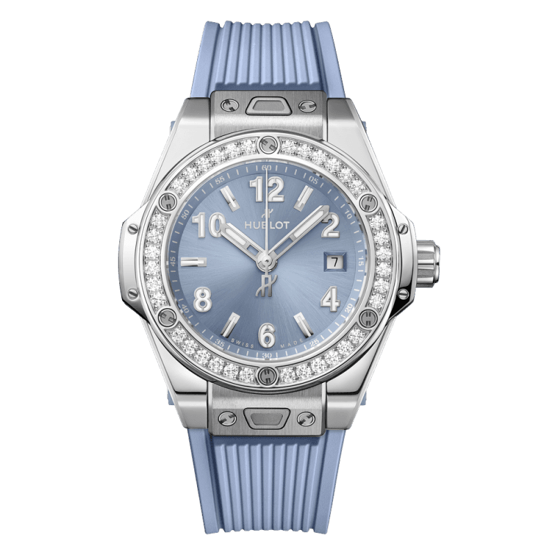 Hublot Hublot Big Bang One Click Steel Coal Blue Diamonds 33MM