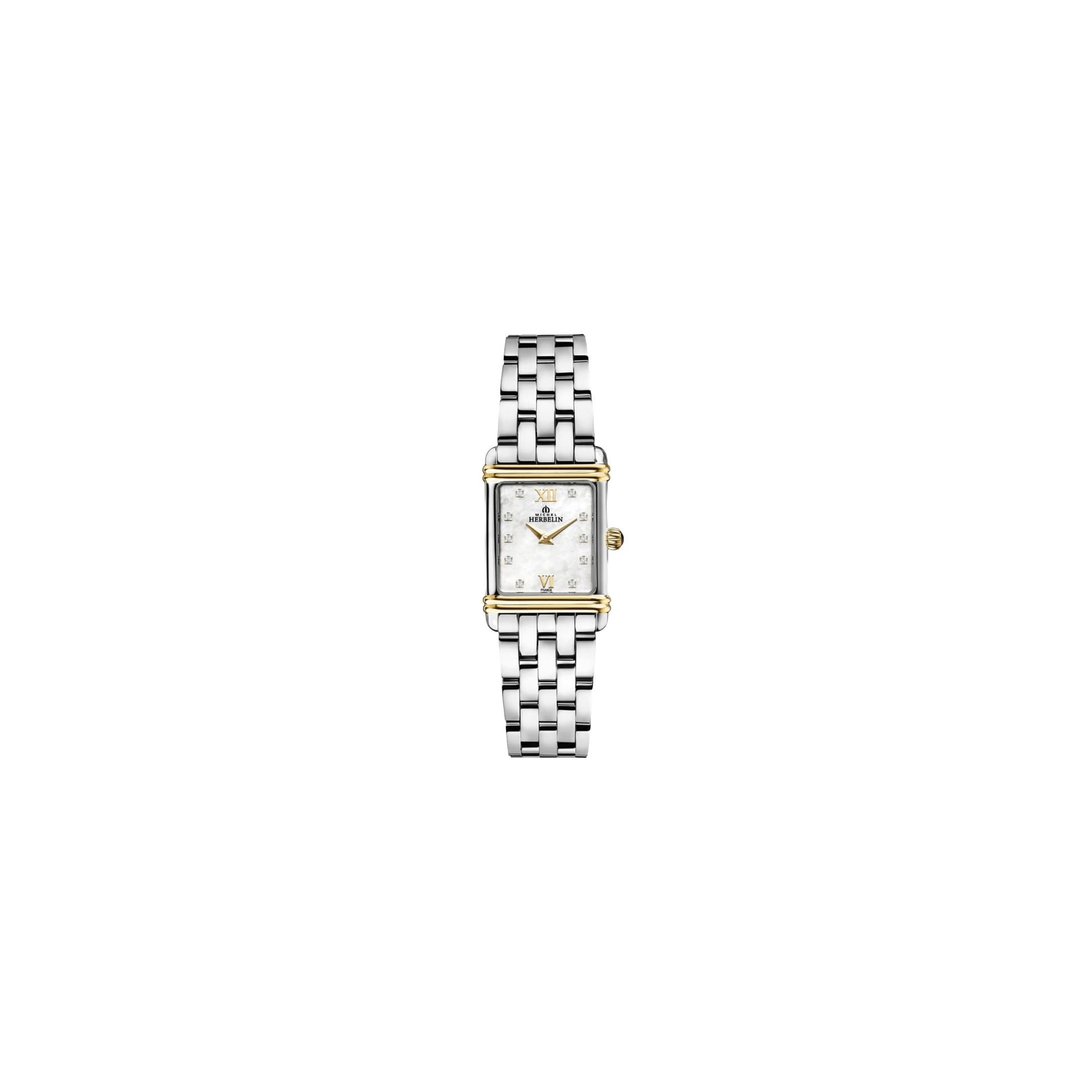 Michel Herbelin Montre michel herbelin Art déco Acier et PVD Doré - 17478/T59B2
