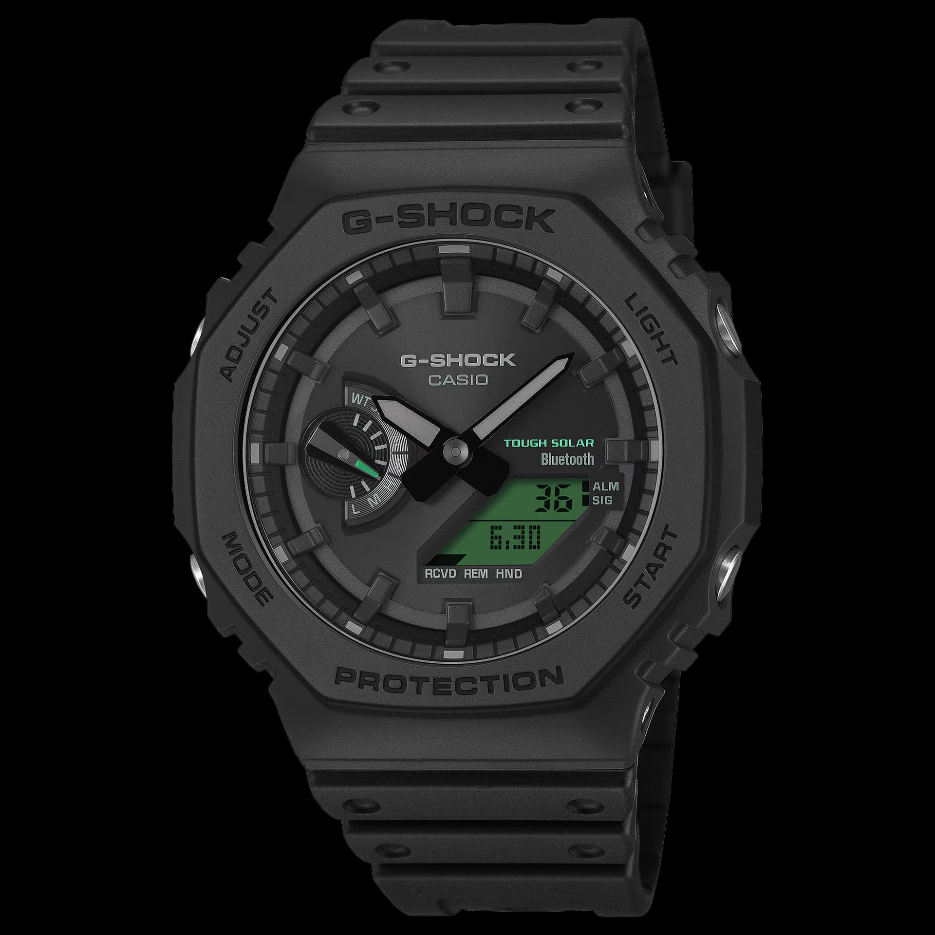 Casio G-Shock GA-B2100BEG — cadran noir