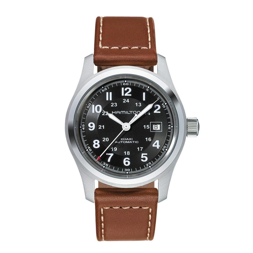 Hamilton Montre automatique Homme Khaki field Noir