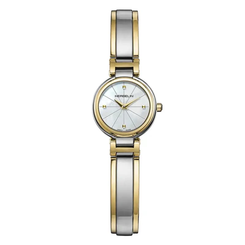 Michel Herbelin Montre Lady H Bicolore 17312BMT1N19