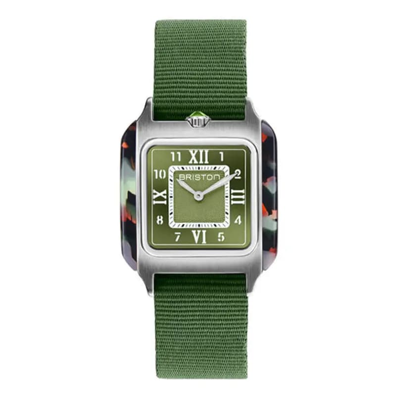Briston Montre Streamliner Kennedy Spring - HM - Vert Olive 262030.SA.UG.26.NOL