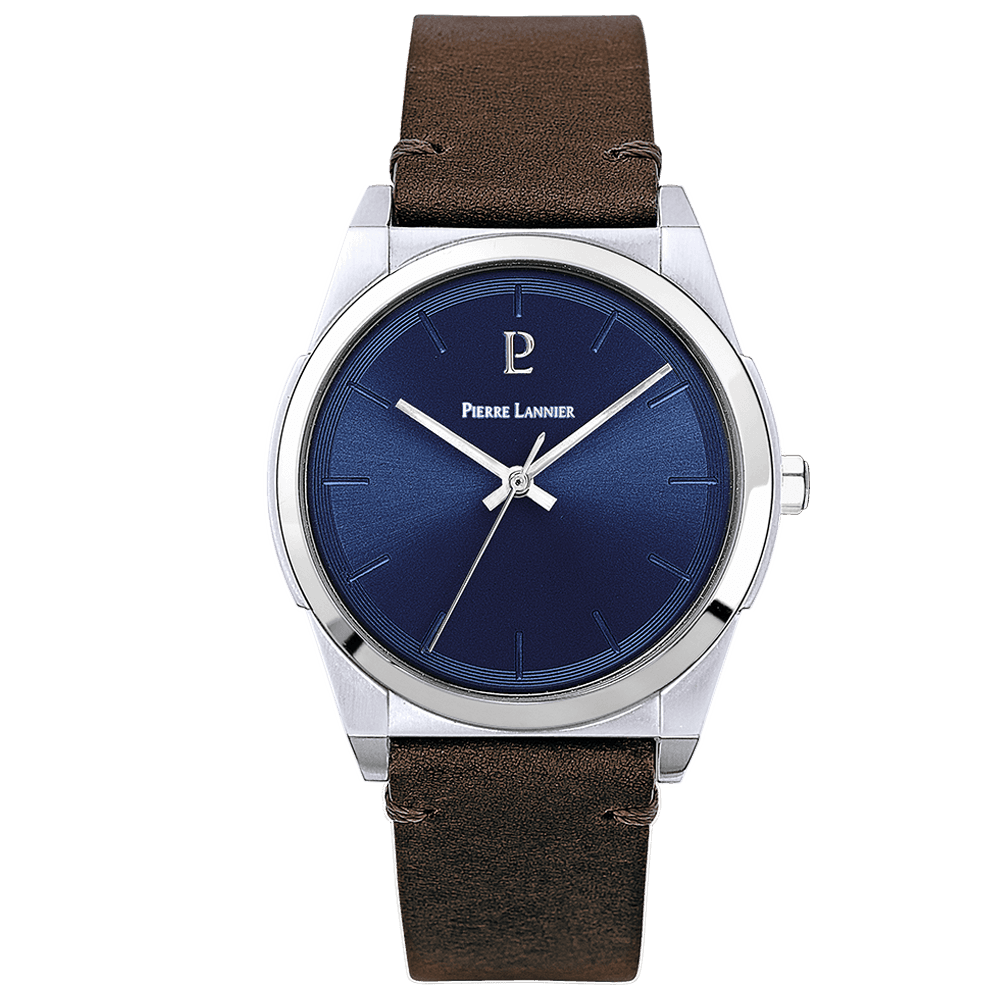 Pierre Lannier Montre Pierre Lannier Collection Candide en Cuir Marron