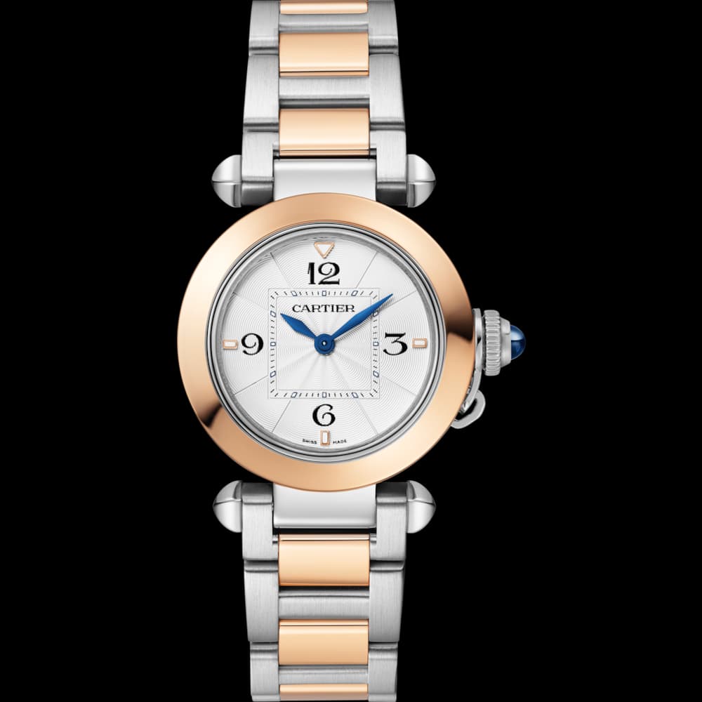 Cartier Pasha — cadran blanc