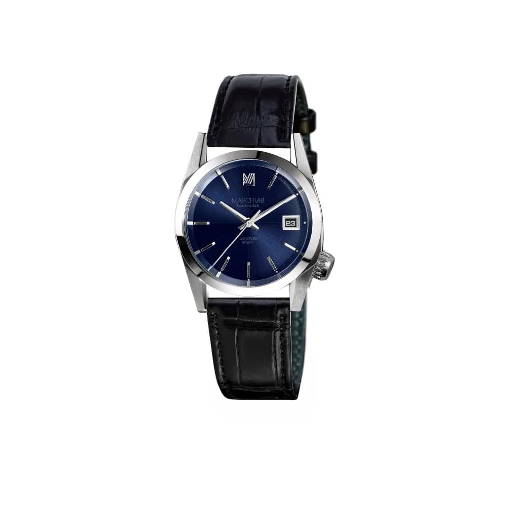 March LA.B AM69 Automatique - Navy - Alligator Noir