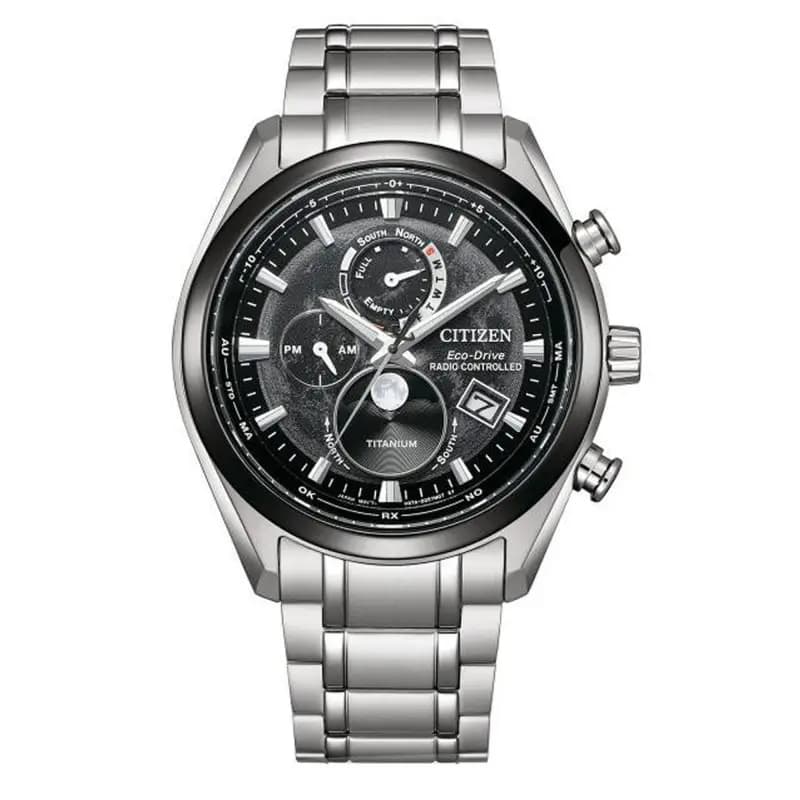 Citizen Montre Radio Controlled Moonphase BY1018-­80E