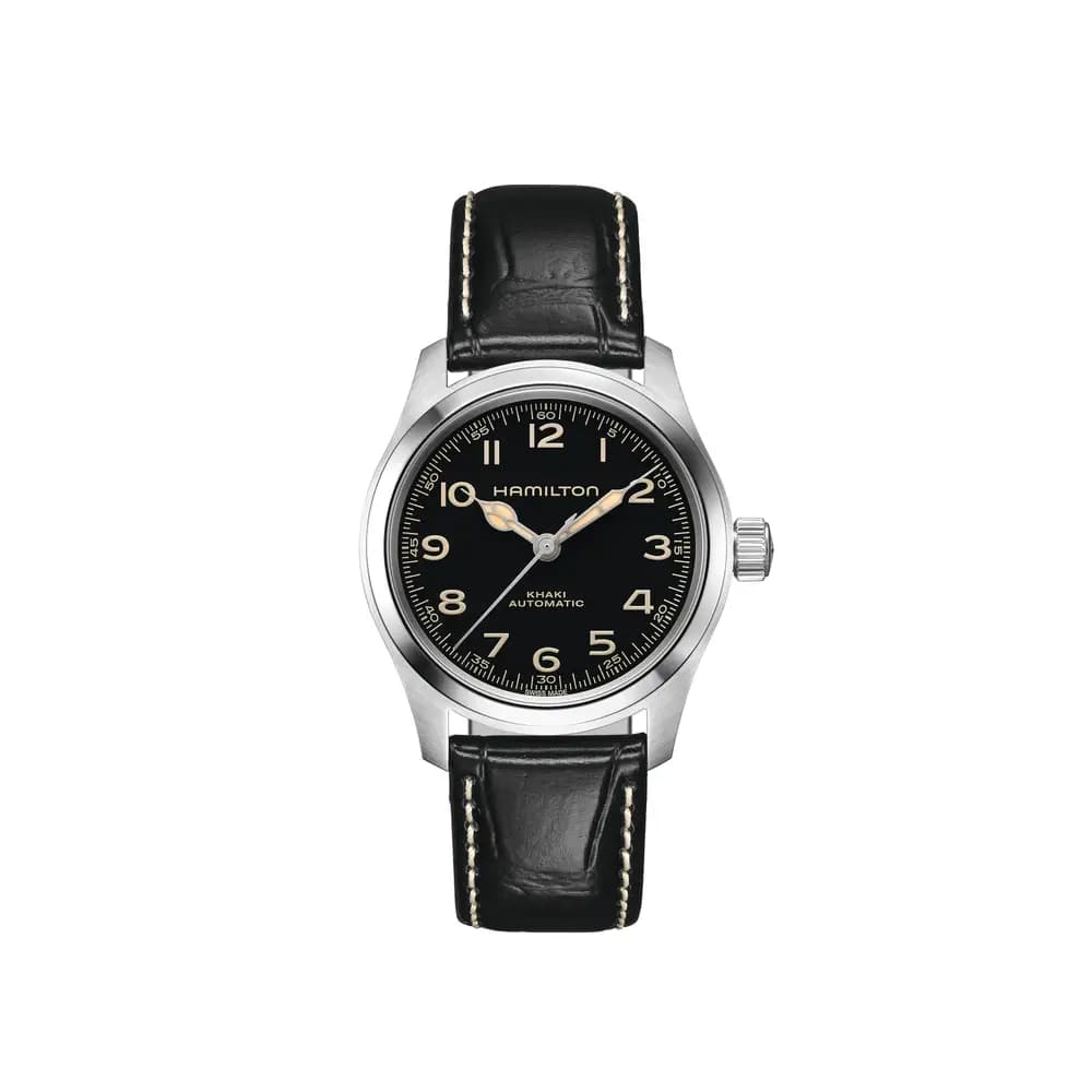 Hamilton Montre automatique Homme Khaki field Noir