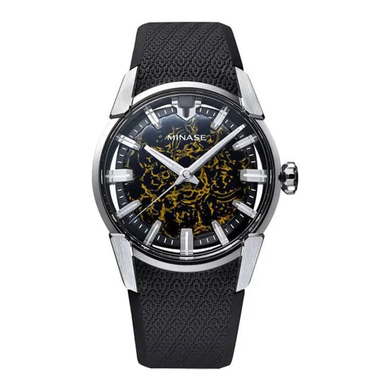 Minase Montre Divido Shibo-Urushi Golden Flux 14-RBKKA3-SSD