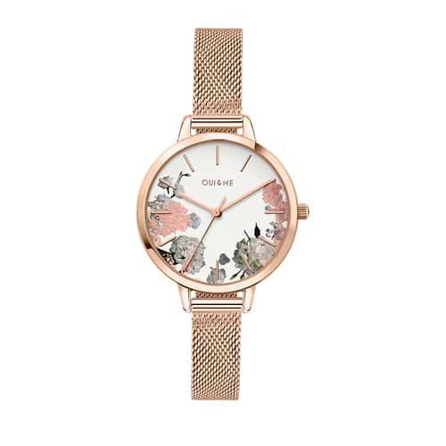 Oui & Me Montre Femme OUI&ME en Acier et PVD Rose