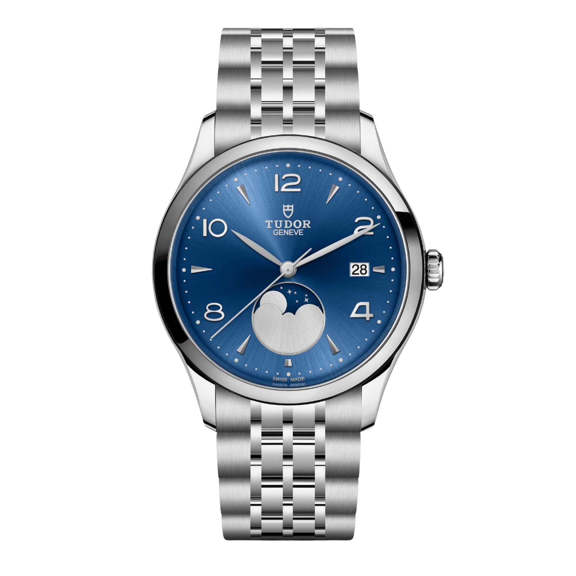 Tudor 1926 Luna — cadran bleu