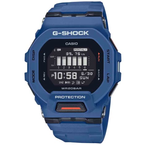 Casio Montre GShock G-Squad - Série GBD-200 - Bleu 48.5 x 45.4 mm- GBD-200-2