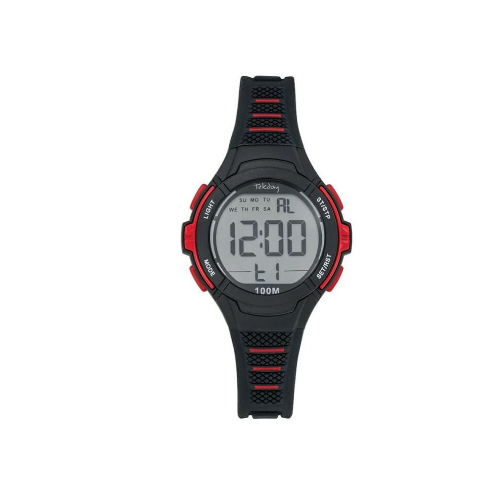 Tekday Montre TekDay en Silicone Noir