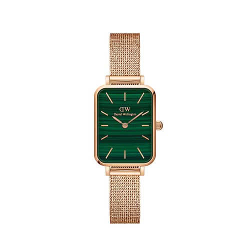 Daniel Wellington Montre Femme DANIEL WELLINGTON QUADRO en Acier Rose