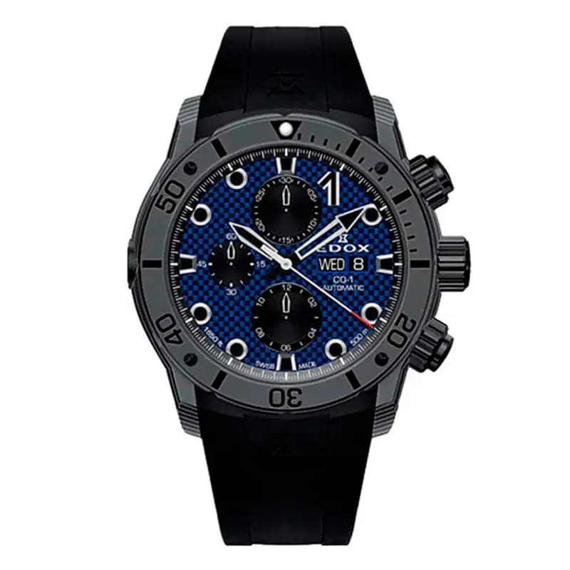 Edox Montre CO-1 Chronograph automatic 01125-CLNGN-BUNN