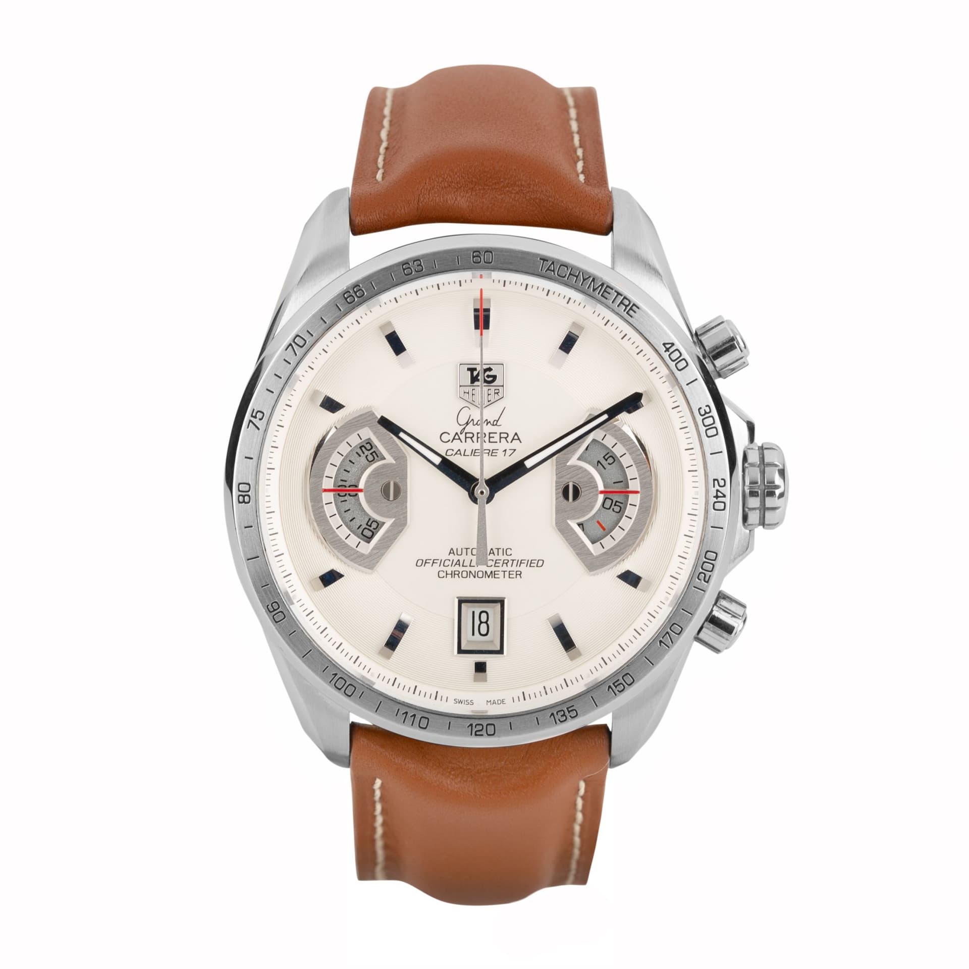 TAG Heuer Montre TAG Heuer Grand Carrera Calibre 17 RS automatique 43 mm Full Set 2008