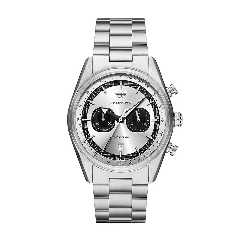 Emporio Armani Montre quartz Homme Emporio Armani Argenté, Noir