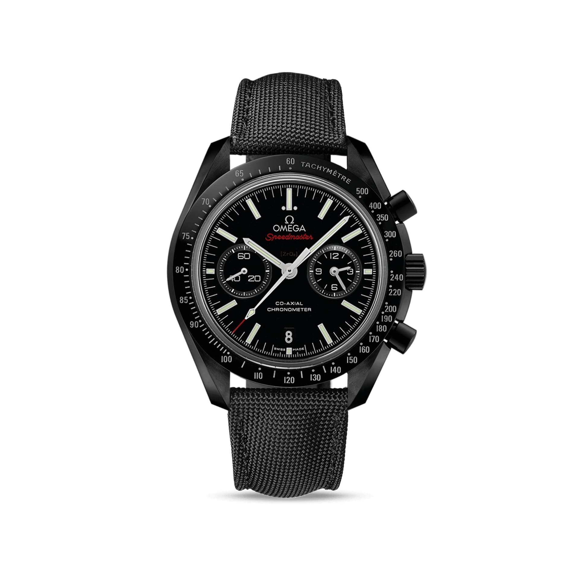 Omega Montre Omega Speedmaster Dark Side of the Moon automatique Co-Axial bracelet nylon 44,25 mm