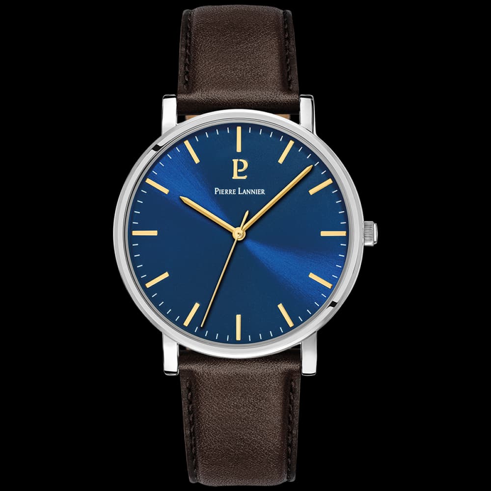 Pierre Lannier Montre quartz Homme Essential Bleu