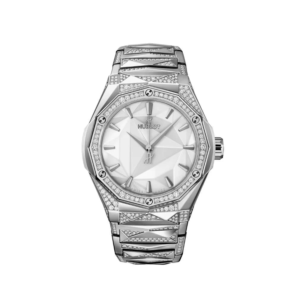 Hublot Orlinski Bracelet Titanium White Alternative Pavé