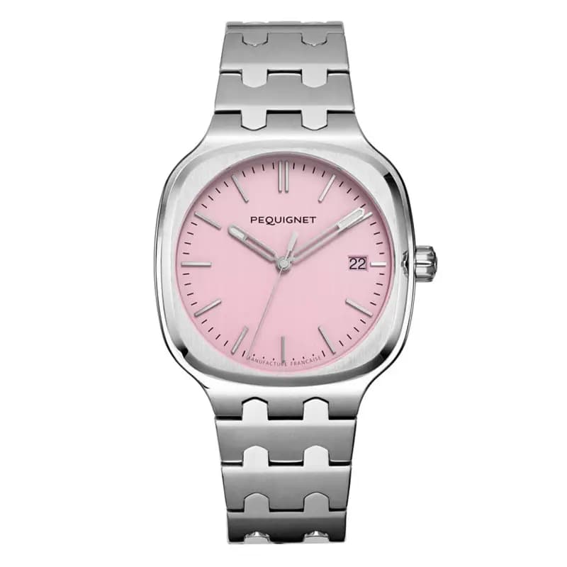 Pequignet Montre Concorde Rose 40mm 9040483