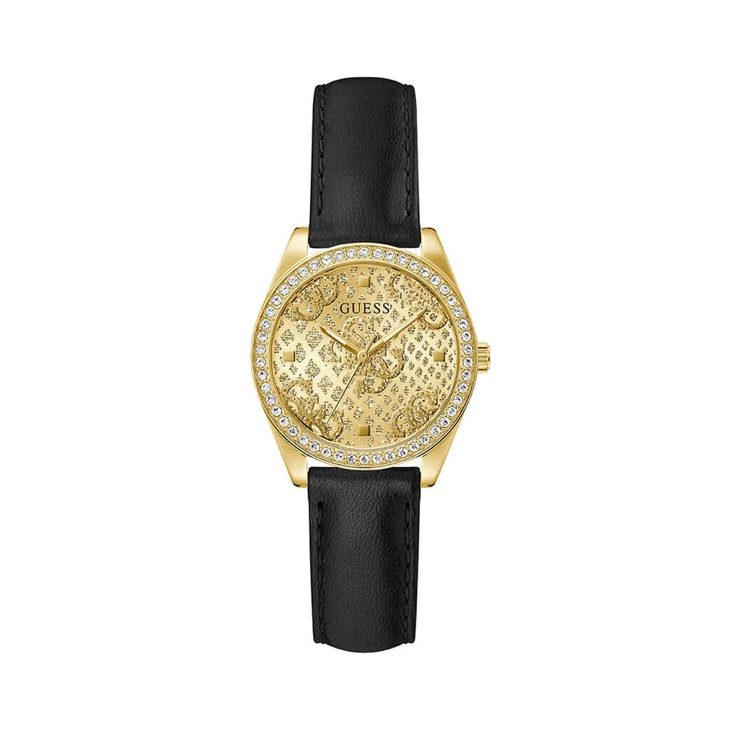 Guess Montre Guess Collection Boa en Cuir Noir