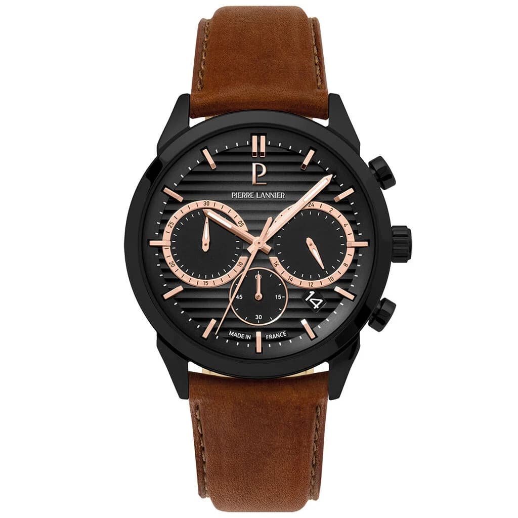 Pierre Lannier Montre Pierre Lannier Monarck Noir