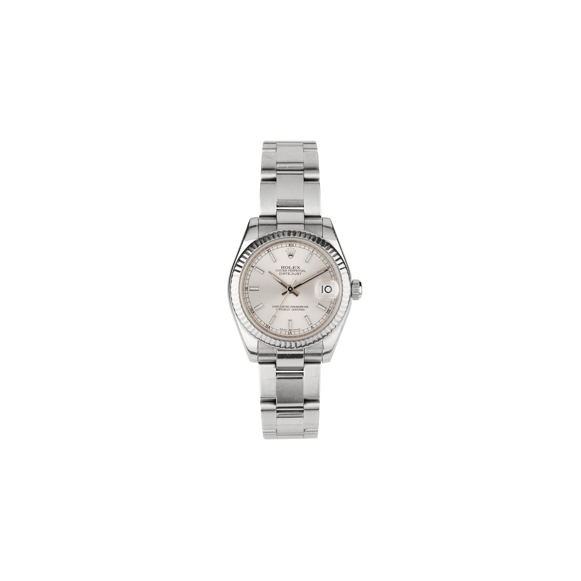 Rolex Datejust 31 — cadran argenté