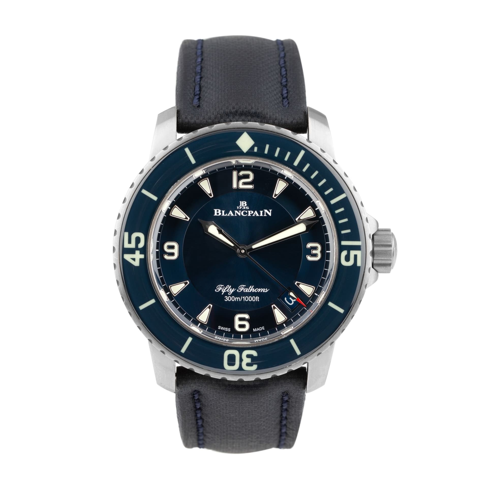 Blancpain Montre Blancpain Fifty Fathoms Automatique Titane 45 mm Full Set 2019