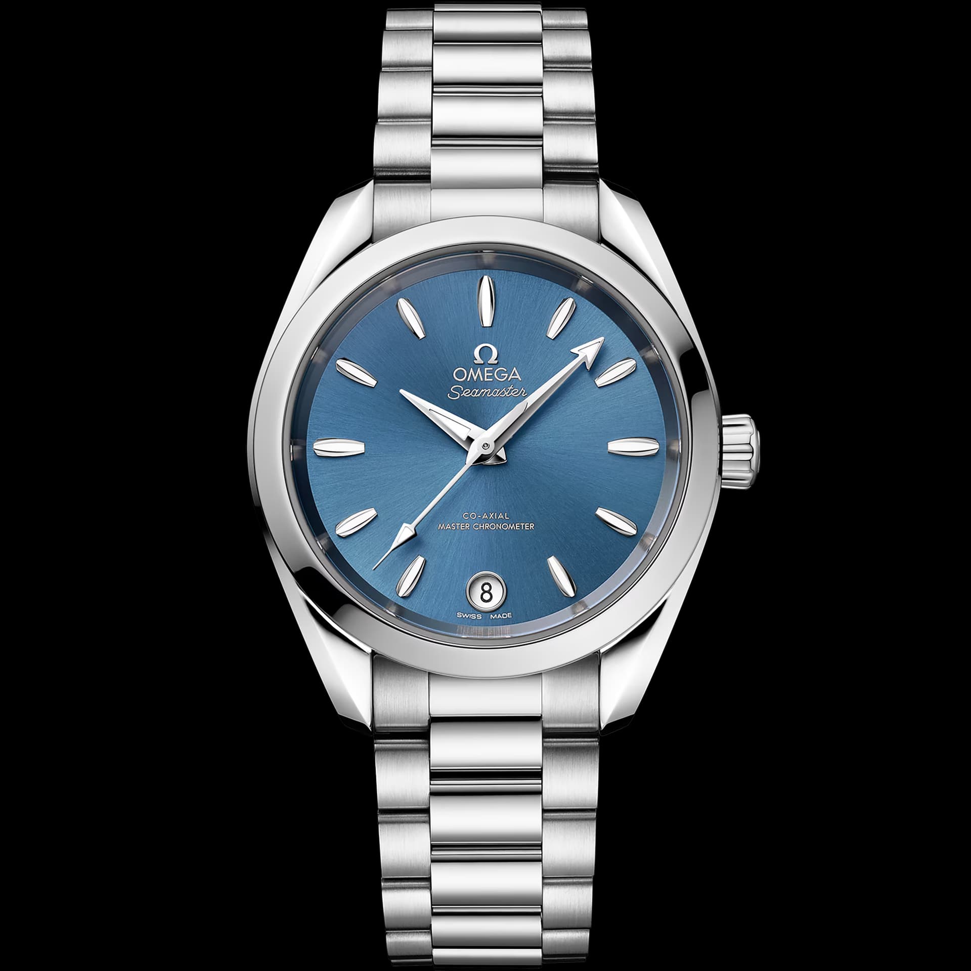Omega Seamaster 34 mm, acier sur acier